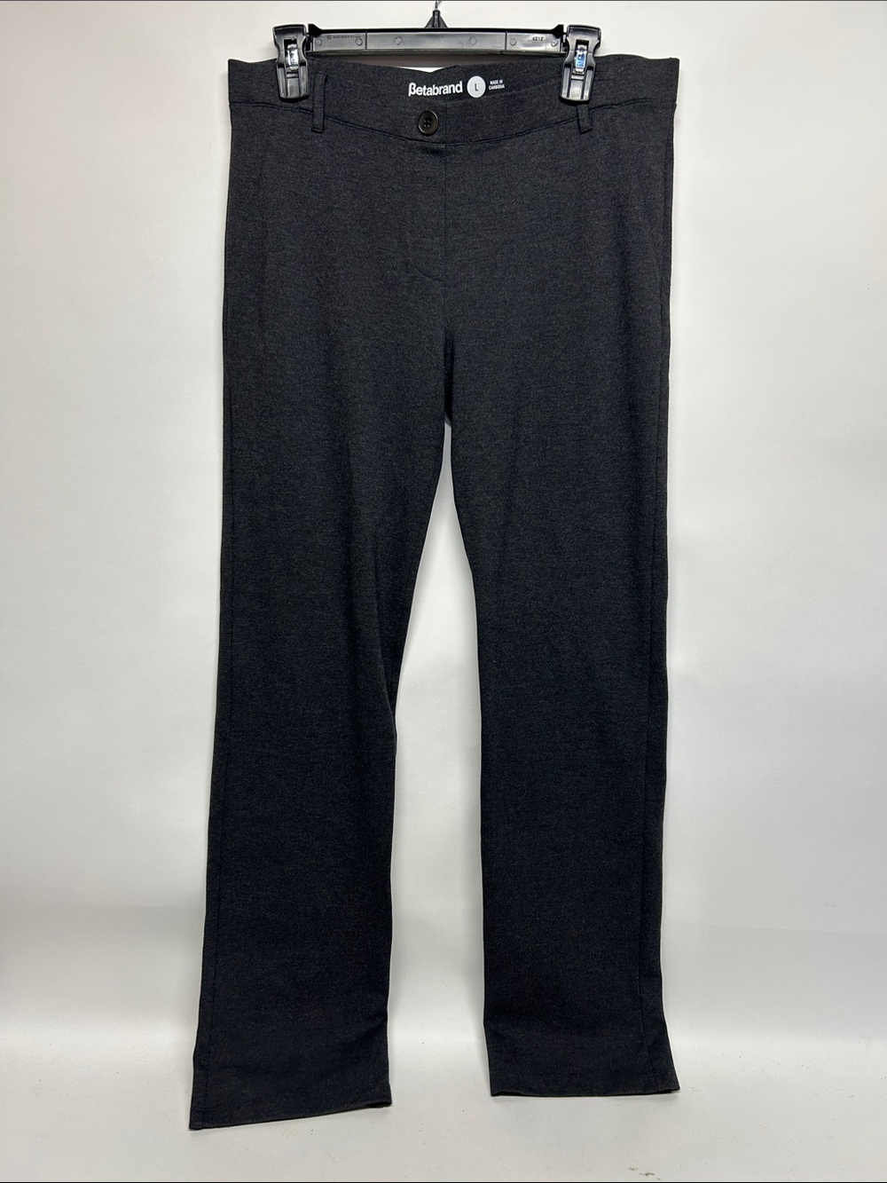 Betabrand Black woMen's Dress Pants - Straight Leg large